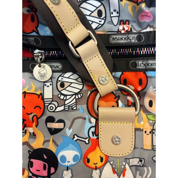 Tokidoki for LeSportsac Small Weekender Duffel Bag Inferno Rare Retired NWOT - Picture 5 of 10